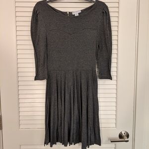 Grey A-line dress